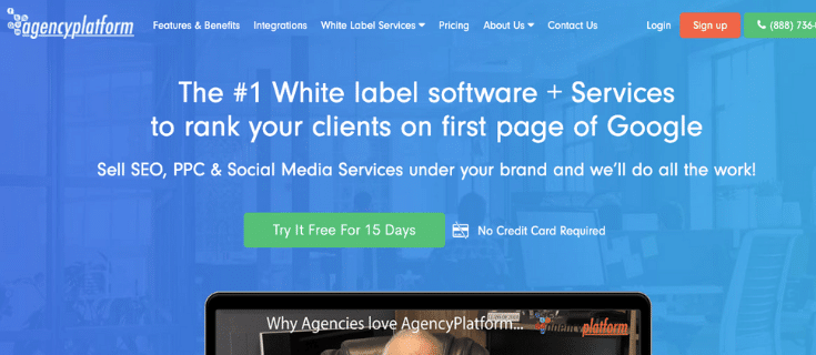 agency-platform-homepage