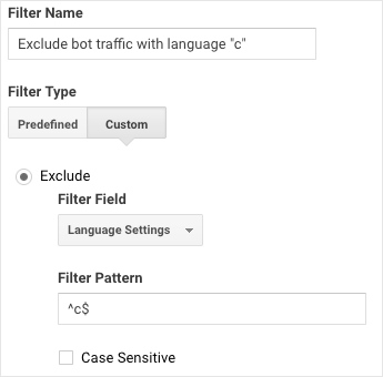 filter out with language c